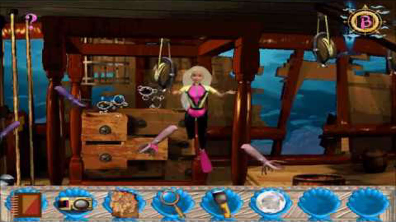 Adventures with Barbie: Ocean Discovery (CD-Rom, 1997) 100% Walkthrough