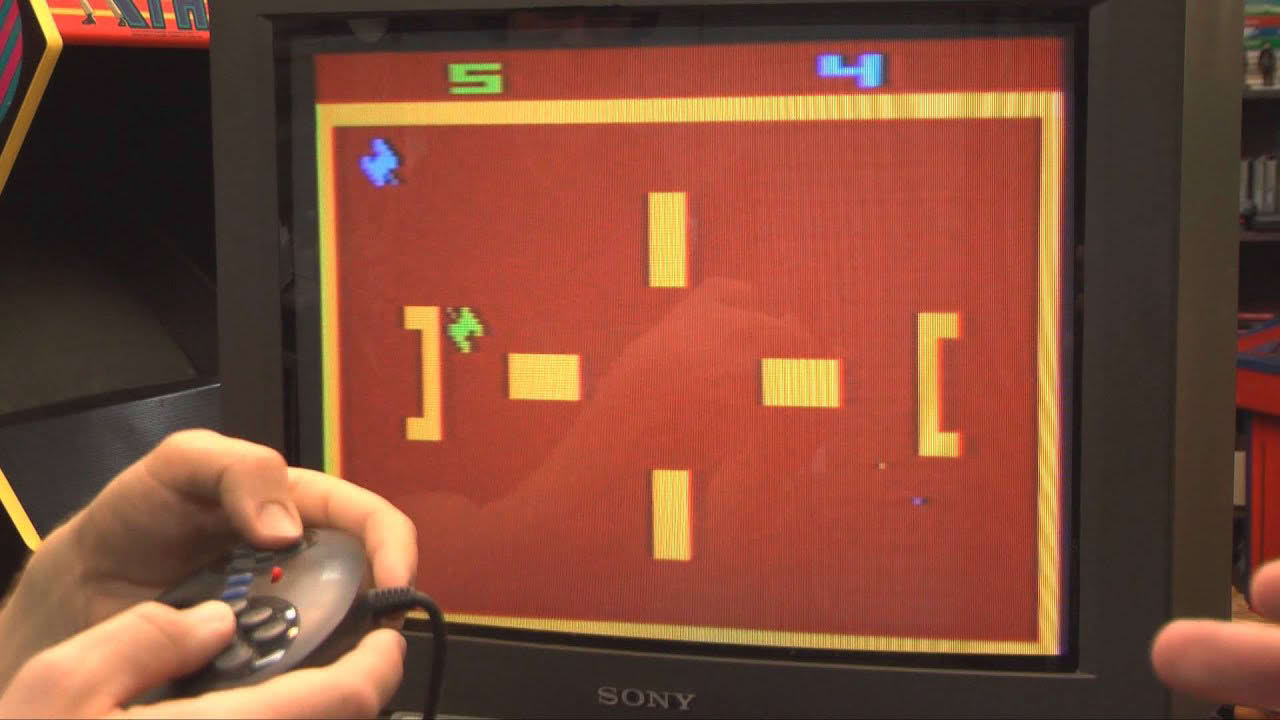 Classic Game Room - TANK-PLUS review for Atari 2600