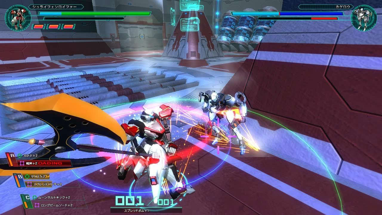 Baldr Sky Zero エドワード VS 門倉甲