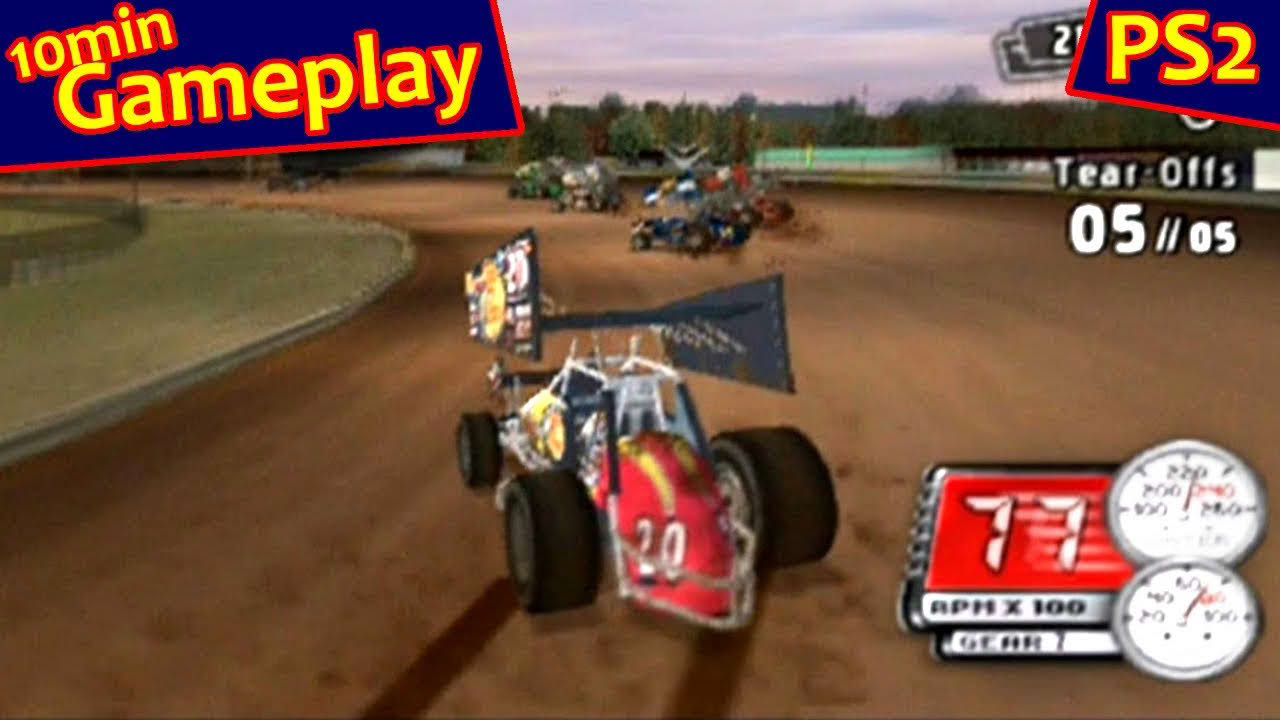 Sprint Cars: Road to Knoxville ... (PS2) Gameplay