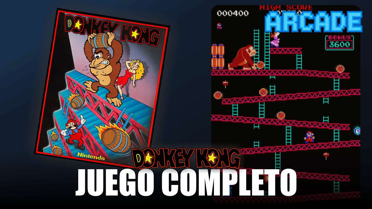 Donkey Kong (1981) | Arcade | Full Gameplay / Juego Completo