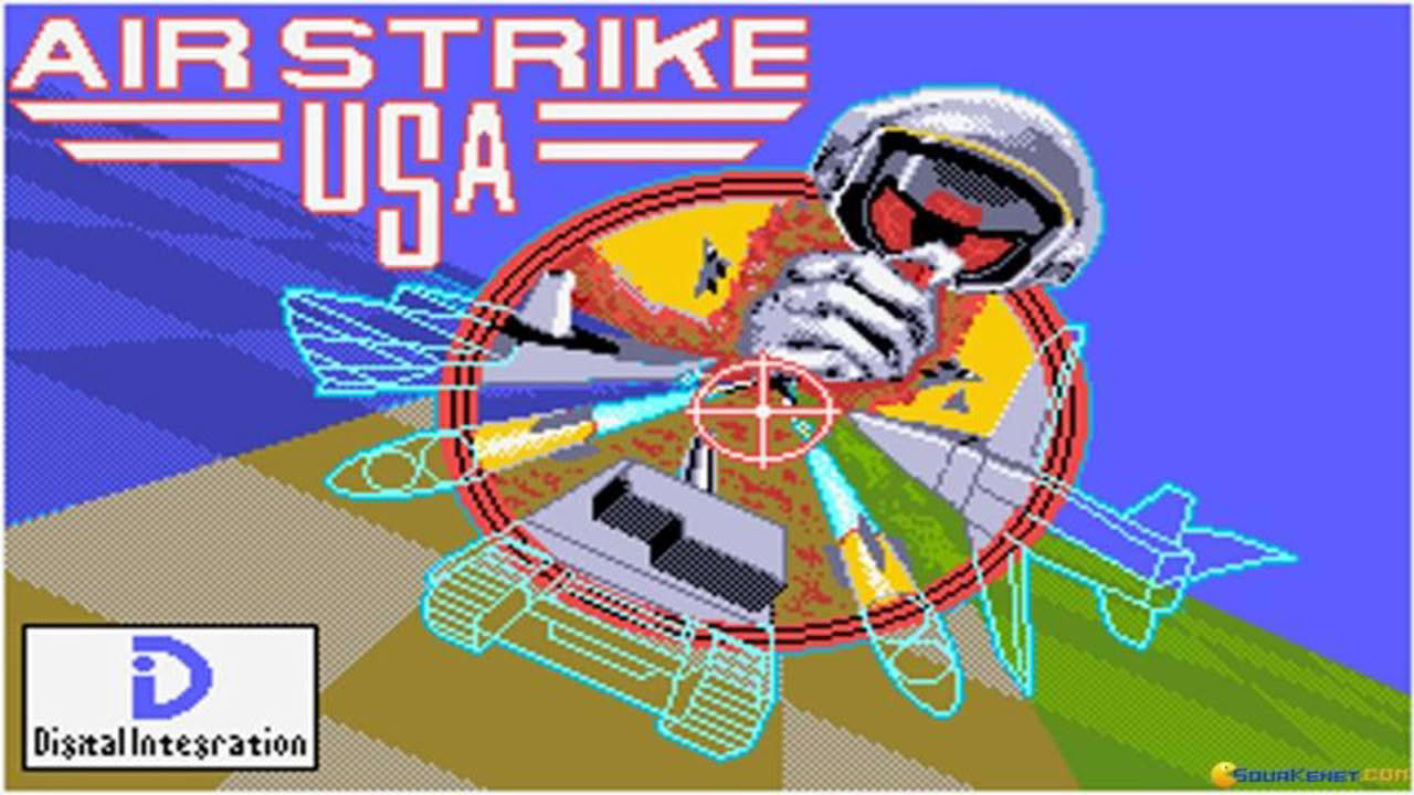 Air Strike USA gameplay (PC Game, 1990)
