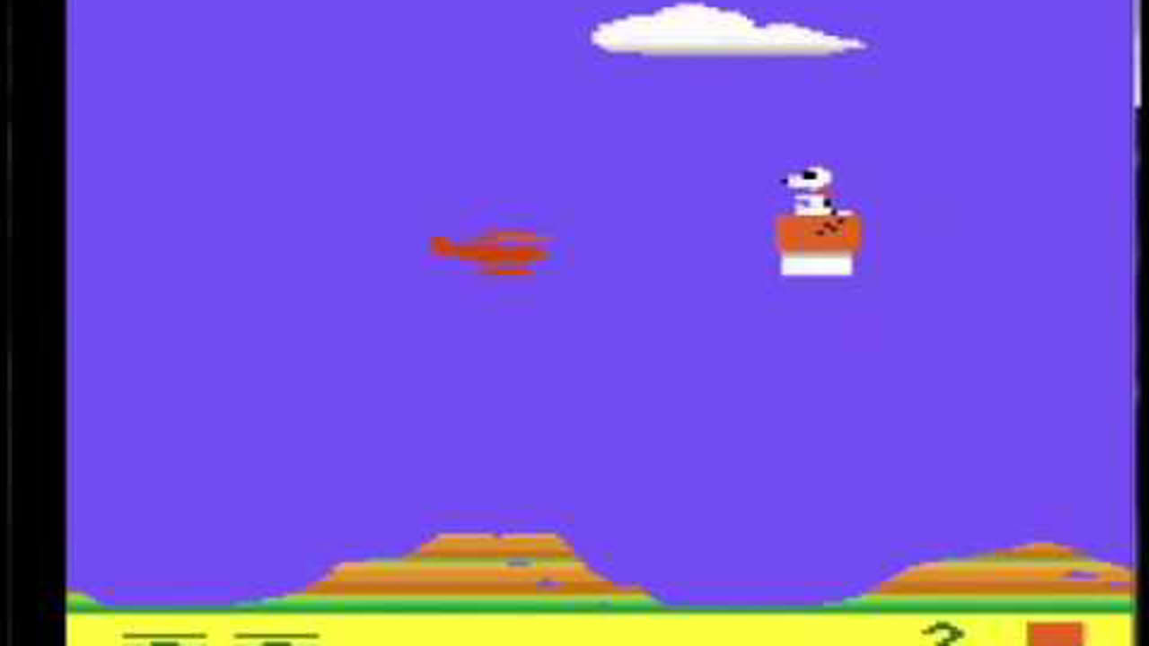 SNOOPY AND THE RED BARON -ATARI 2600-