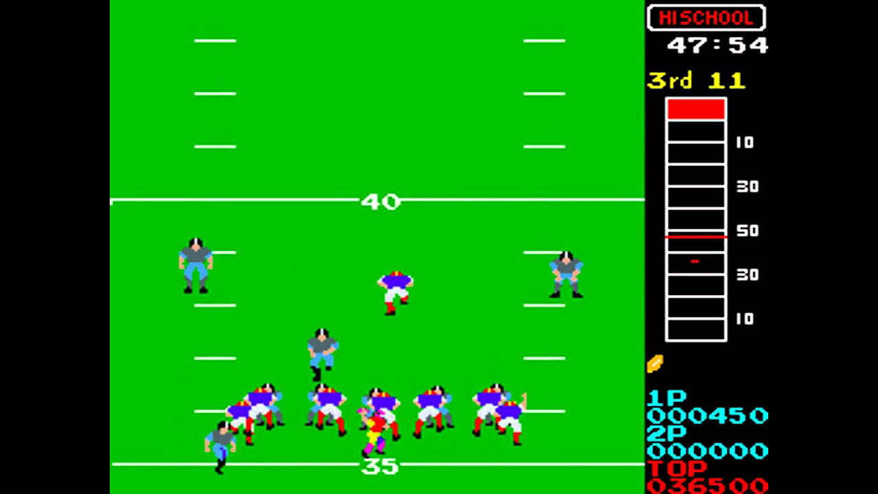 10-Yard Fight (World, set 1) [MAME] [shortplay]