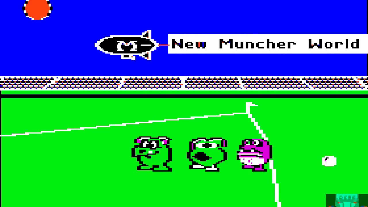 Apple II Game: Fraction Munchers (1987 MECC)