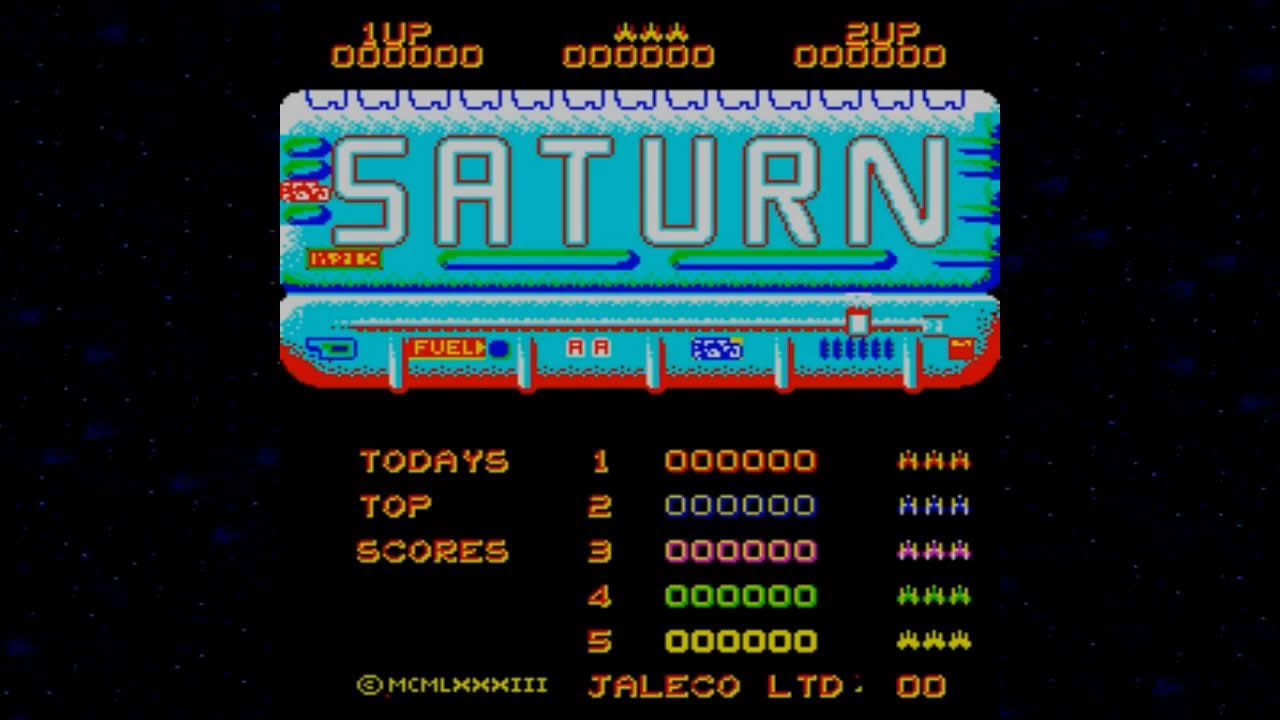 Saturn 1983 Jaleco Mame Retro Arcade Games