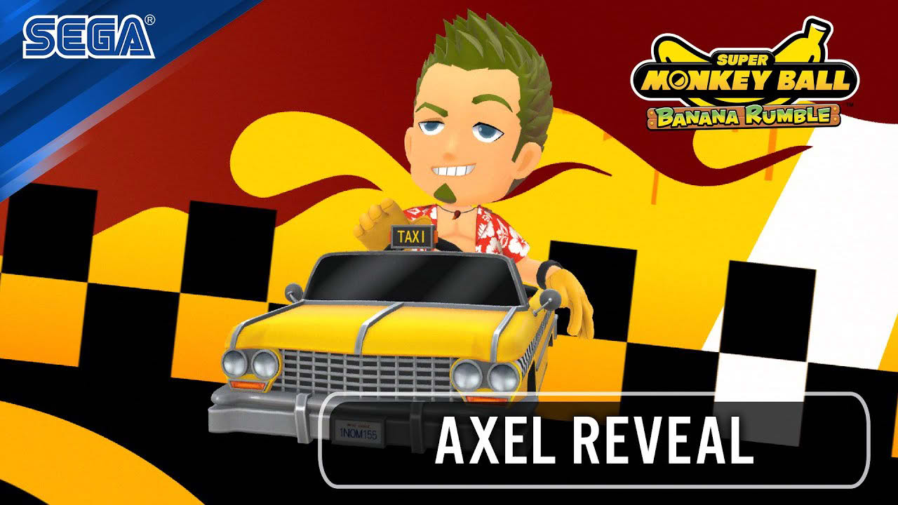 Super Monkey Ball Banana Rumble - Axel Reveal Trailer