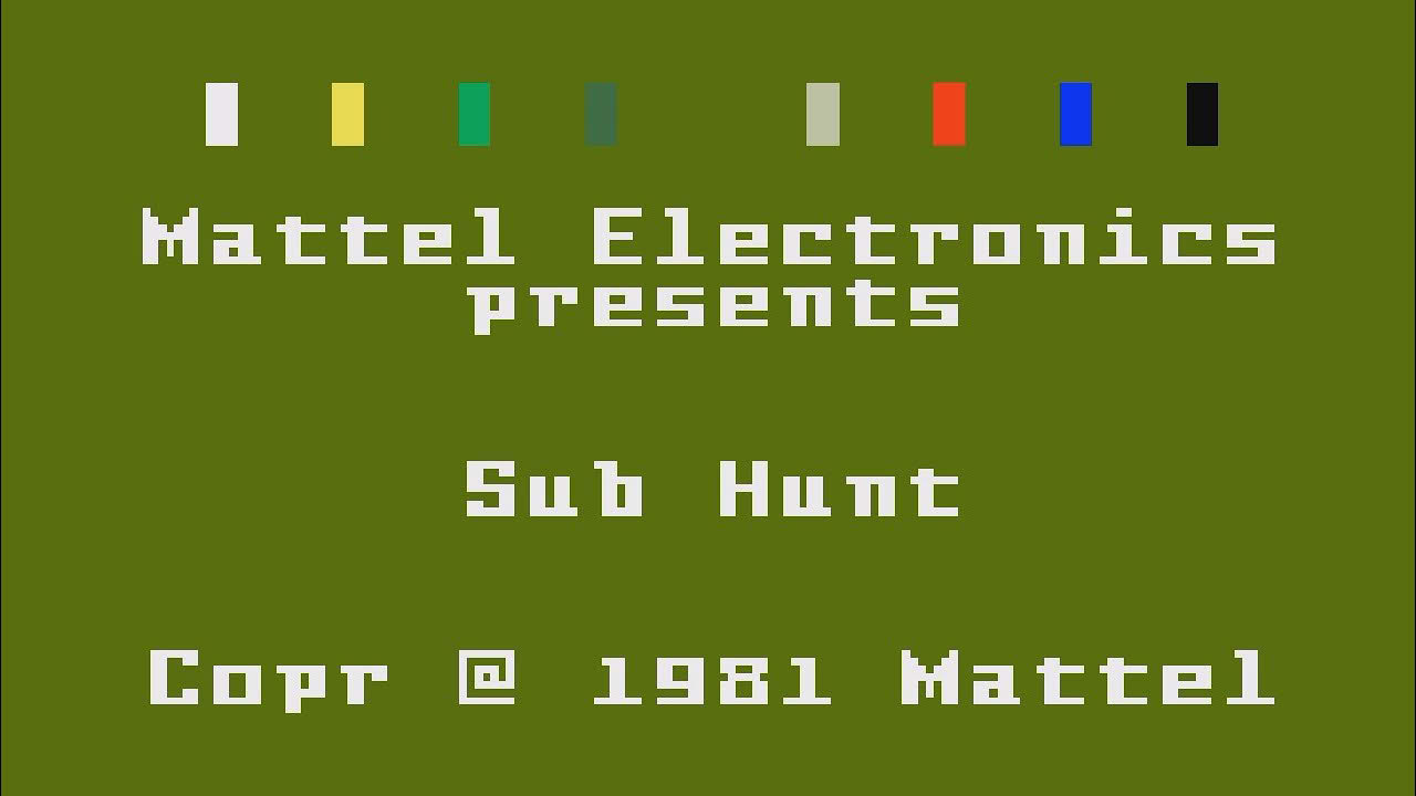 Sub Hunt [ Intellivision ]
