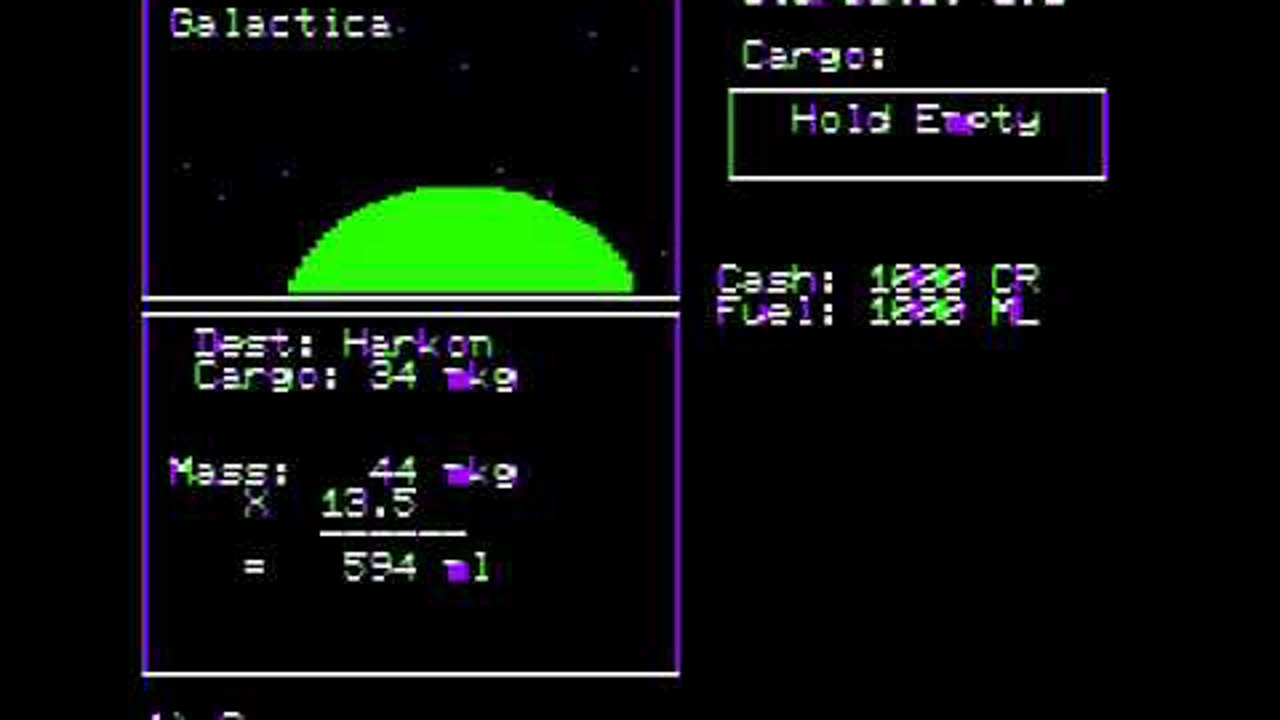 Galactic Trader for the Apple II
