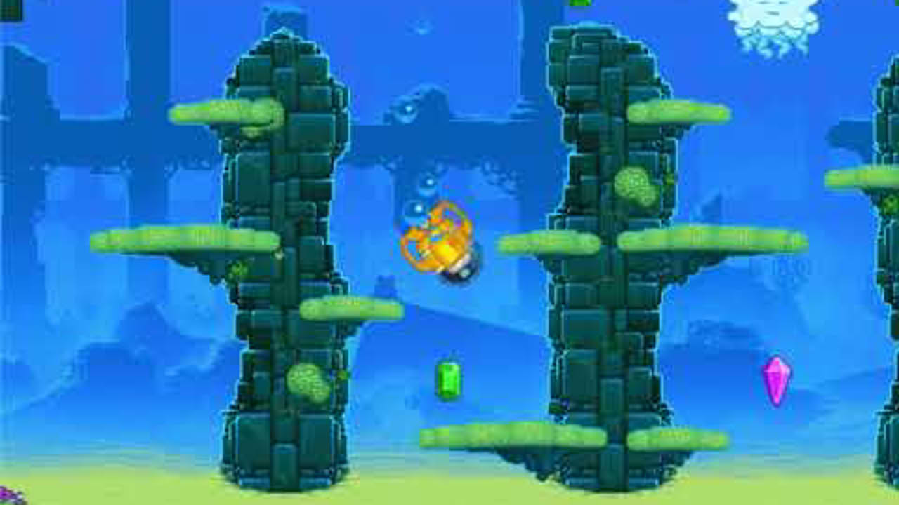 Aquanaut (Nitrome.com) - Full Gameplay Levels 1-20