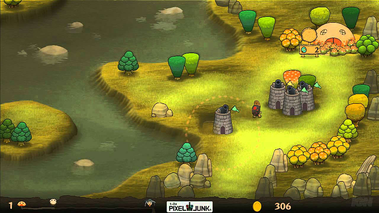 PixelJunk Monsters Encore PlayStation 3 Gameplay - Splash