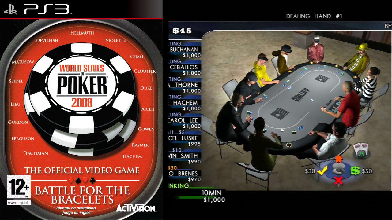 World Series of Poker 2008: Battle for the Bracelets ... (PS3) Gameplay