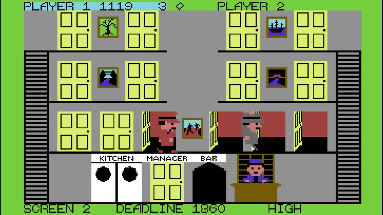 C64 Game: Stringer (Mr. Angry)