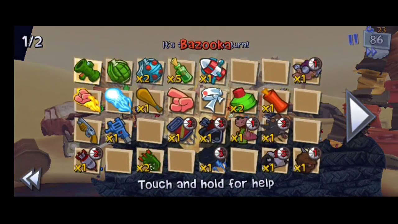 Worms 3 - Android Gameplay
