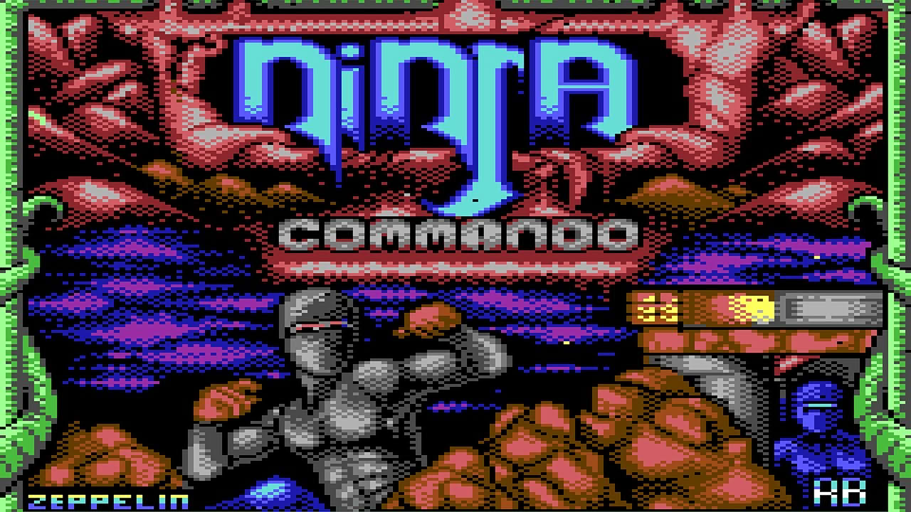Ninja Commando Longplay (C64) [QHD]