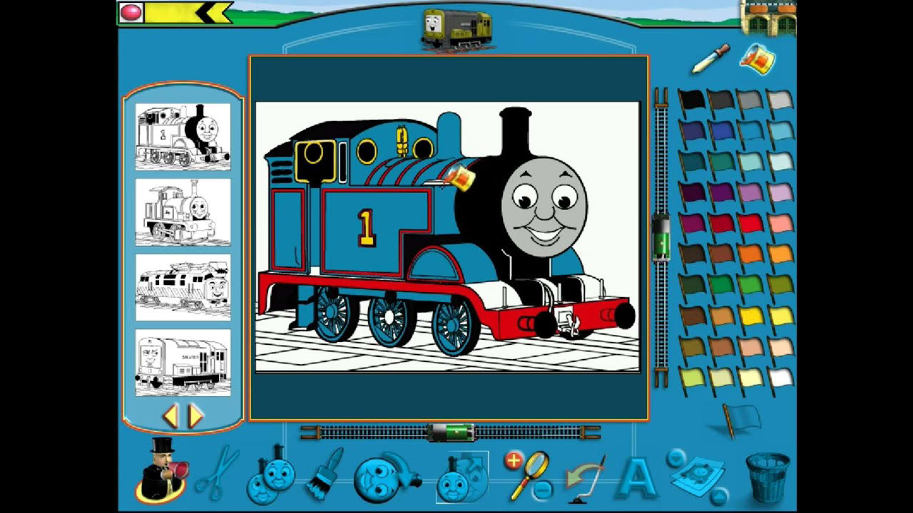 Thomas and the Magic Railroad Print Studio - 2022 Gameplay