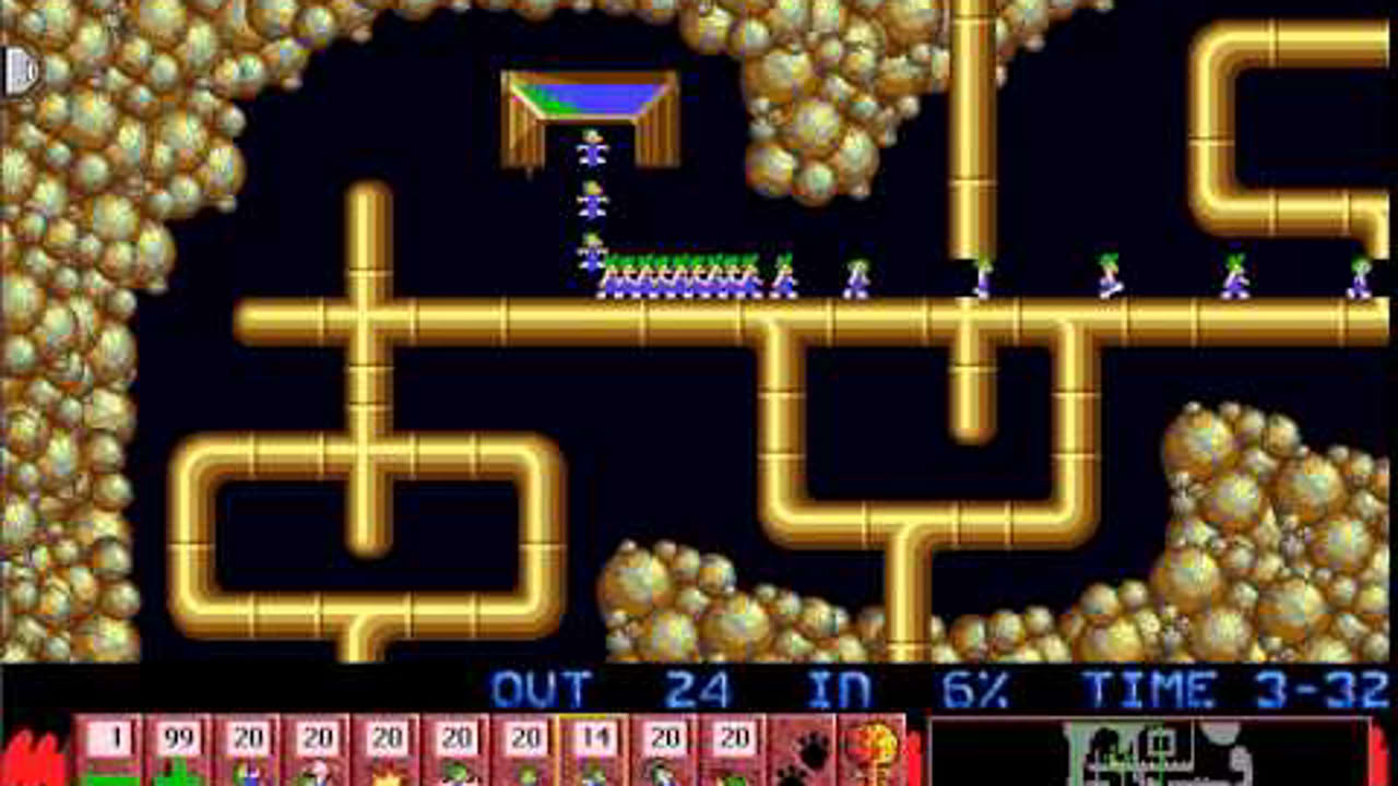 Oh no ! more lemmings (Macintosh game 1992)