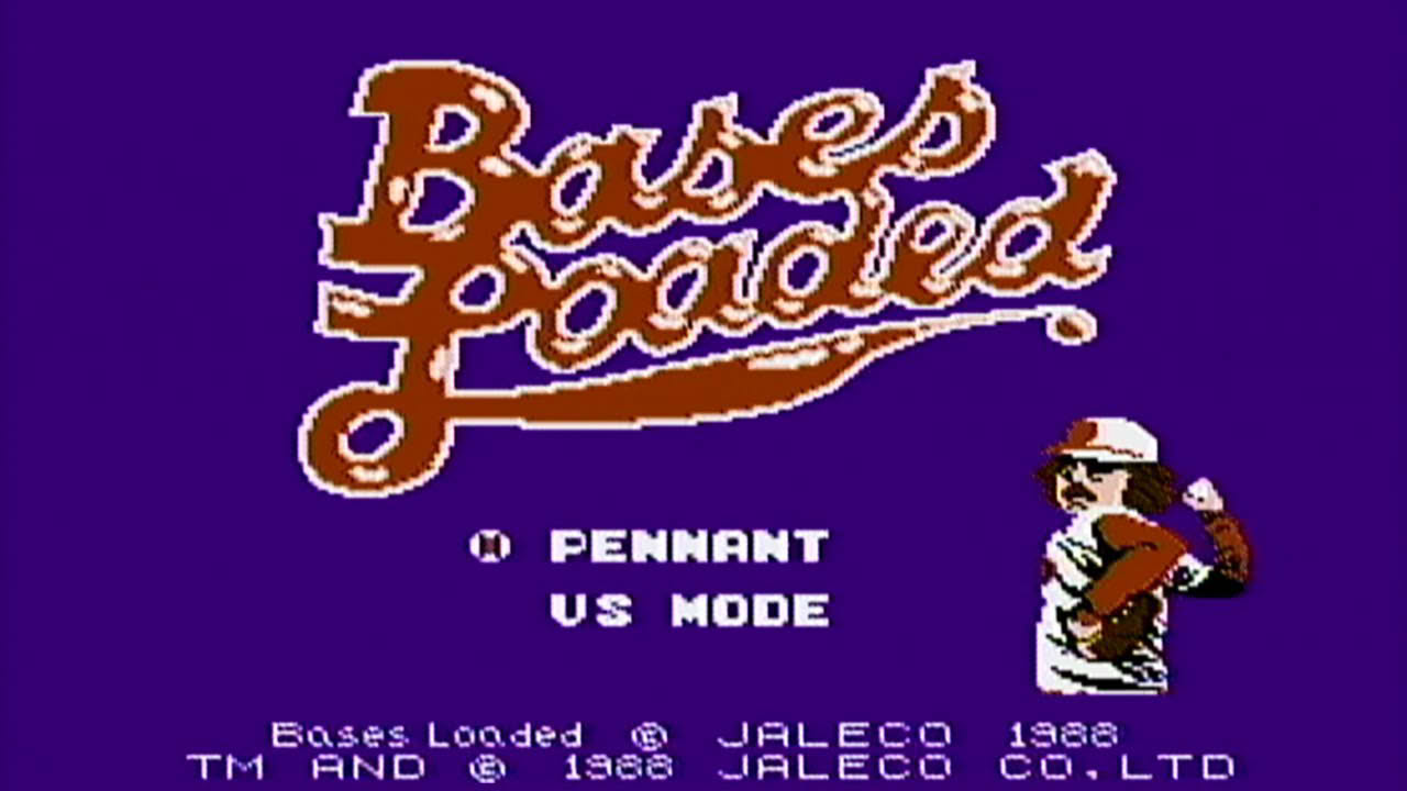 Bases Loaded (NES) - Jaleco, Jul 1988 | NESguide 240p