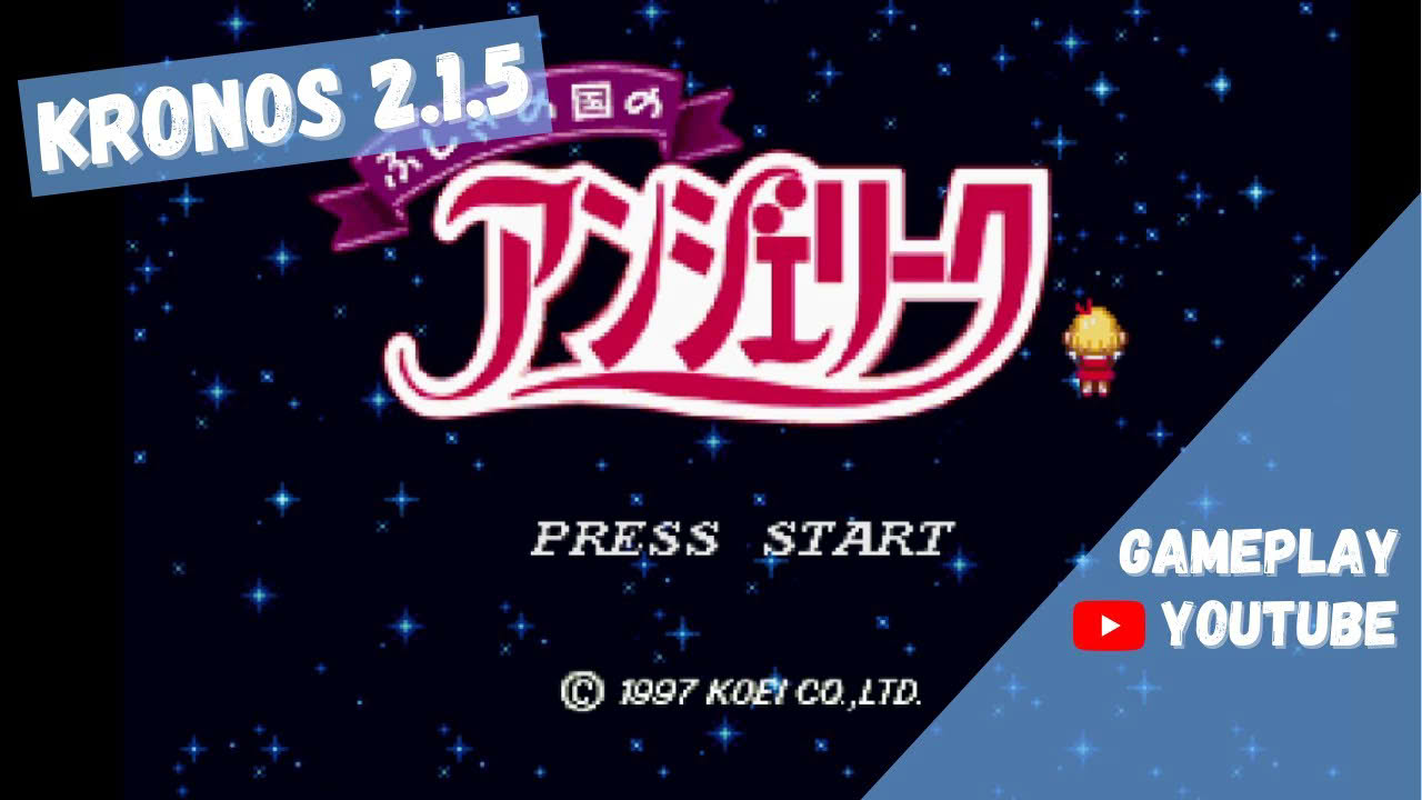 Kronos 2.1.5 - Fushigi no Kuni no Angelique (Japan) (Gameplay) (Sega Saturn Emulator)