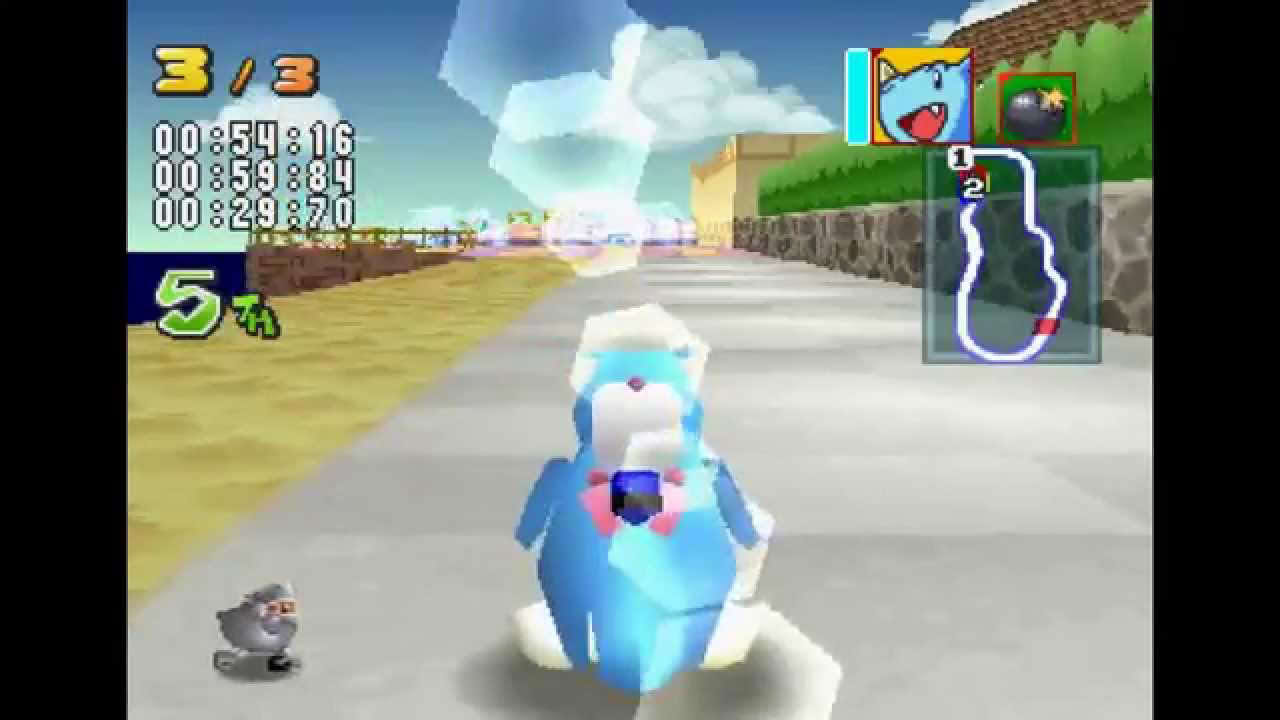 Bomberman Fantasy Race ... (PS1) Gameplay