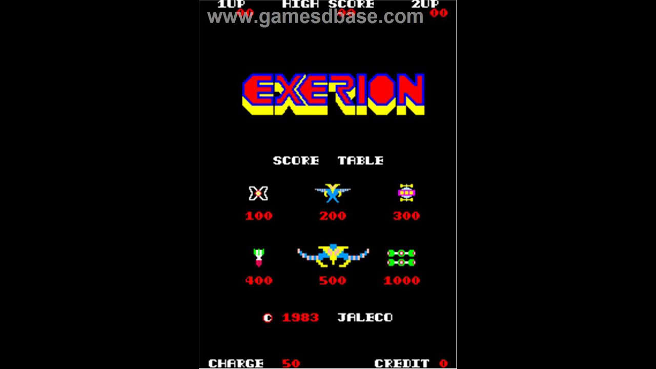 🎮🕹️👉Exerion (1983) - Gamelay Arcade (1 loop)