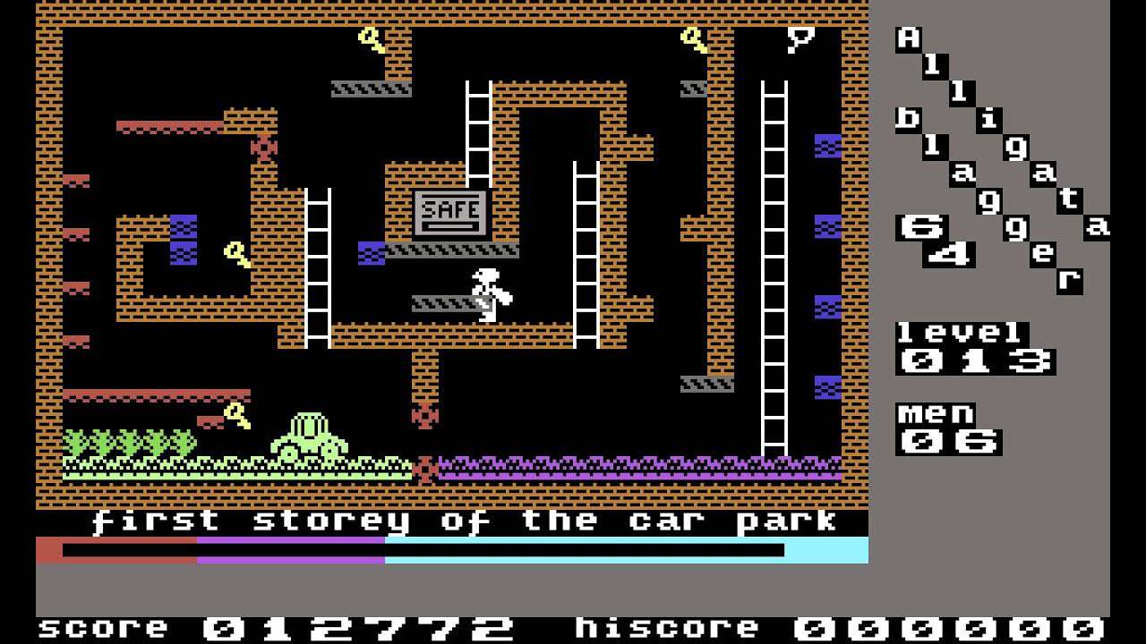 Blagger Longplay (C64) [50 FPS]