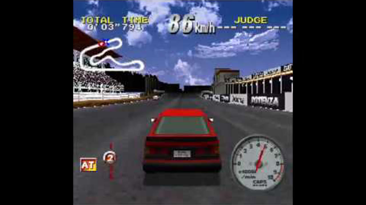 Shutokou Battle Gaiden - Super Technic Challenge PS1 Gameplay - AE86